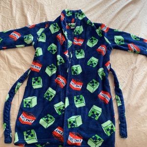 Minecraft theme children M size robe